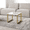 White/Gold, variant on Mawa 24" Coffee Table