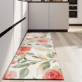 thumbnail image 4 of Pioneer Flower Floral Print Pattern Kitchen Rug Mat,Kitchen Runner Rugs Non Skid Washable,Decorative Kitchen Floor Mats for Kitchen,Sink,Laundry,17"X47", 4 of 5