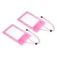 thumbnail image 1 of Unique Bargains Waterproof Protection Cover Bags Mobile Phone Pouch, Pink 2 Pack, 1 of 5