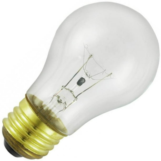 General 32285 PFA40A15/CL 130V Teflon safety coated A15 Light Bulb