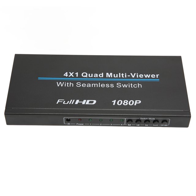 HD Multimedia Interface Multiviewer Switcher, HD Multimedia Interface Multi Switcher 4x1 Excellent Heat Dissipation For TV Monitor