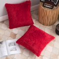 thumbnail image 3 of Fundas de almohada decorativas ANRODUO, piel sintética roja, 45 x 45 cm, 2 unidades, 3 of 6