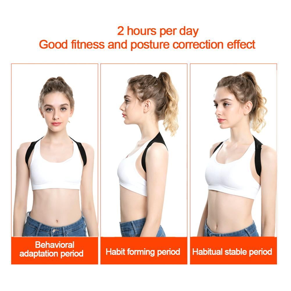 Adult Adjustable Posture Corrector Brace Net Breathable Back Spine Support Belt Humpback Shoulder Posture Correction Belt O7G9