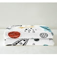 thumbnail image 3 of Galaxy Blanket Outer Space Throw Blanket Universe Themed Fleece Blanket Cute Cartoon Rocket Print Fuzzy Blanket Universe Decor for Teens Planet Sherpa Blanket 40鈥渪50", 3 of 6