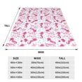 thumbnail image 3 of Pofeuu Seahorse and Starfish Print Ultra-Soft Micro Fleece Blanket,for Bed Or Sofa,All Season Throw Blankets Flannel Blanket-60"x50", 3 of 7
