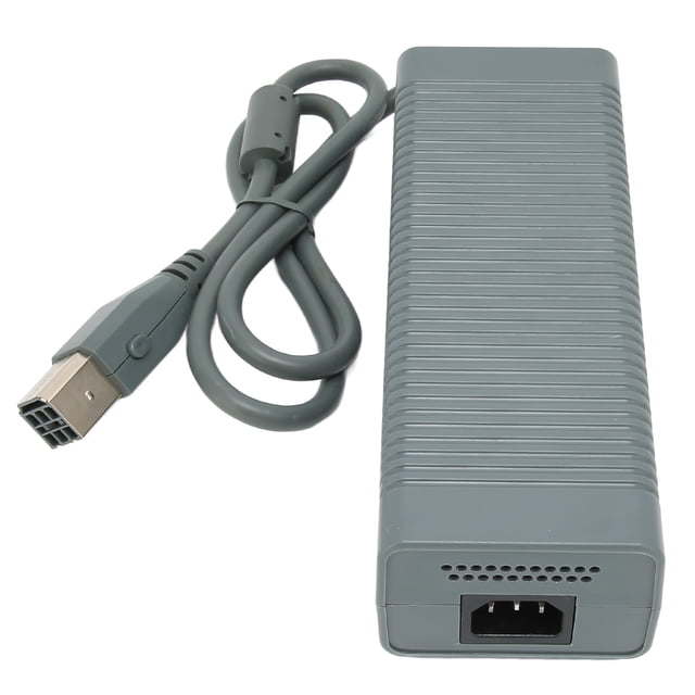 185-265V, Alimentation Grise Adaptateur de Remplacement pour Console de Jeu pour 360 Prise UK