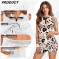 thumbnail image 5 of Pzuqiu Flower Leopard Print Sleeveless Sport Dresses for Women Size M Breathable Running Outdoor Tops with Shorts Trendy Athletic Outfits Activewear for Daily Casual Wear, 5 of 7