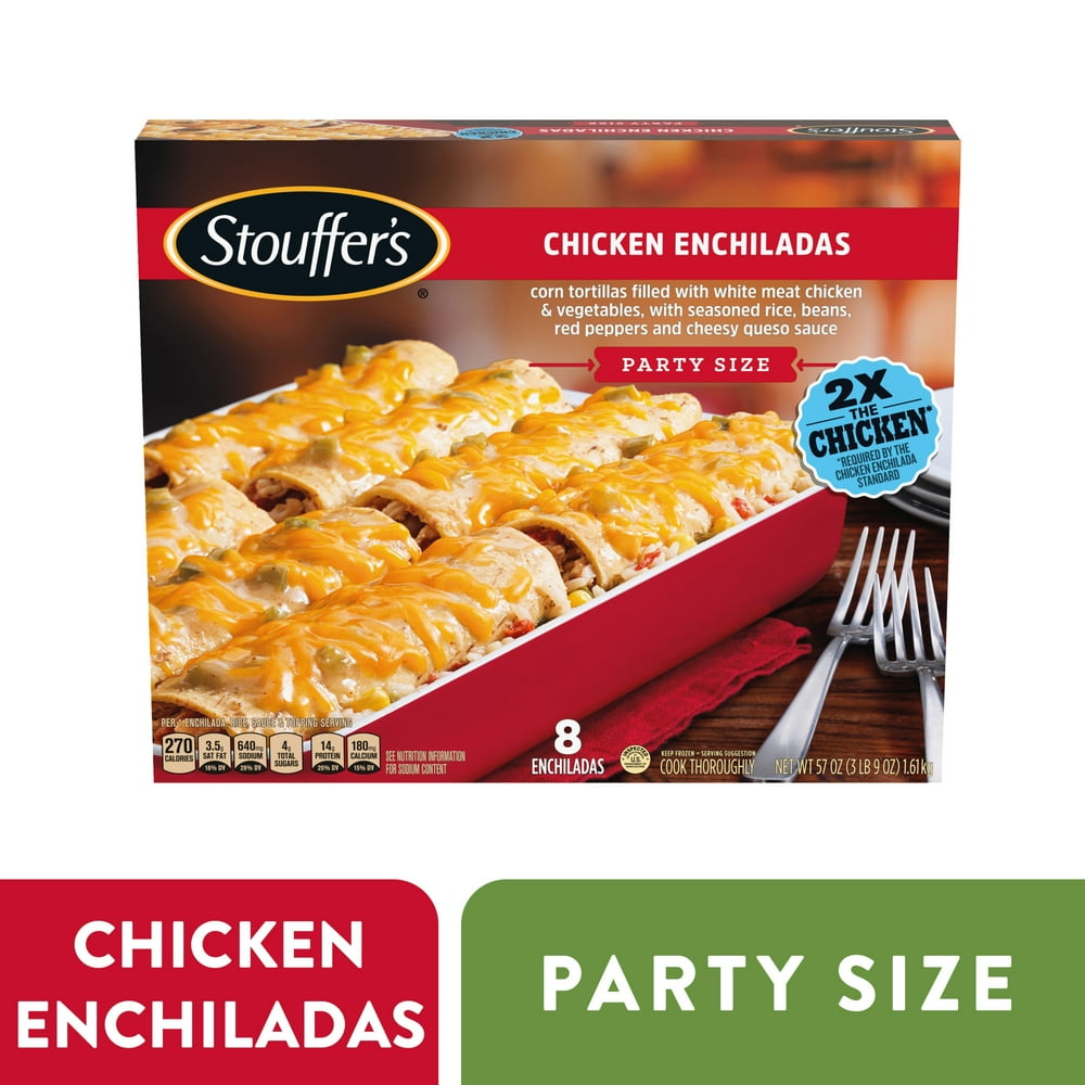 Stouffer's Party Size Chicken Enchiladas Frozen Meal 57 oz. Walmart