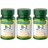 3 Pack - Nature's Bounty Vitamin B-2 100 mg Tablets 100 Tablets Each