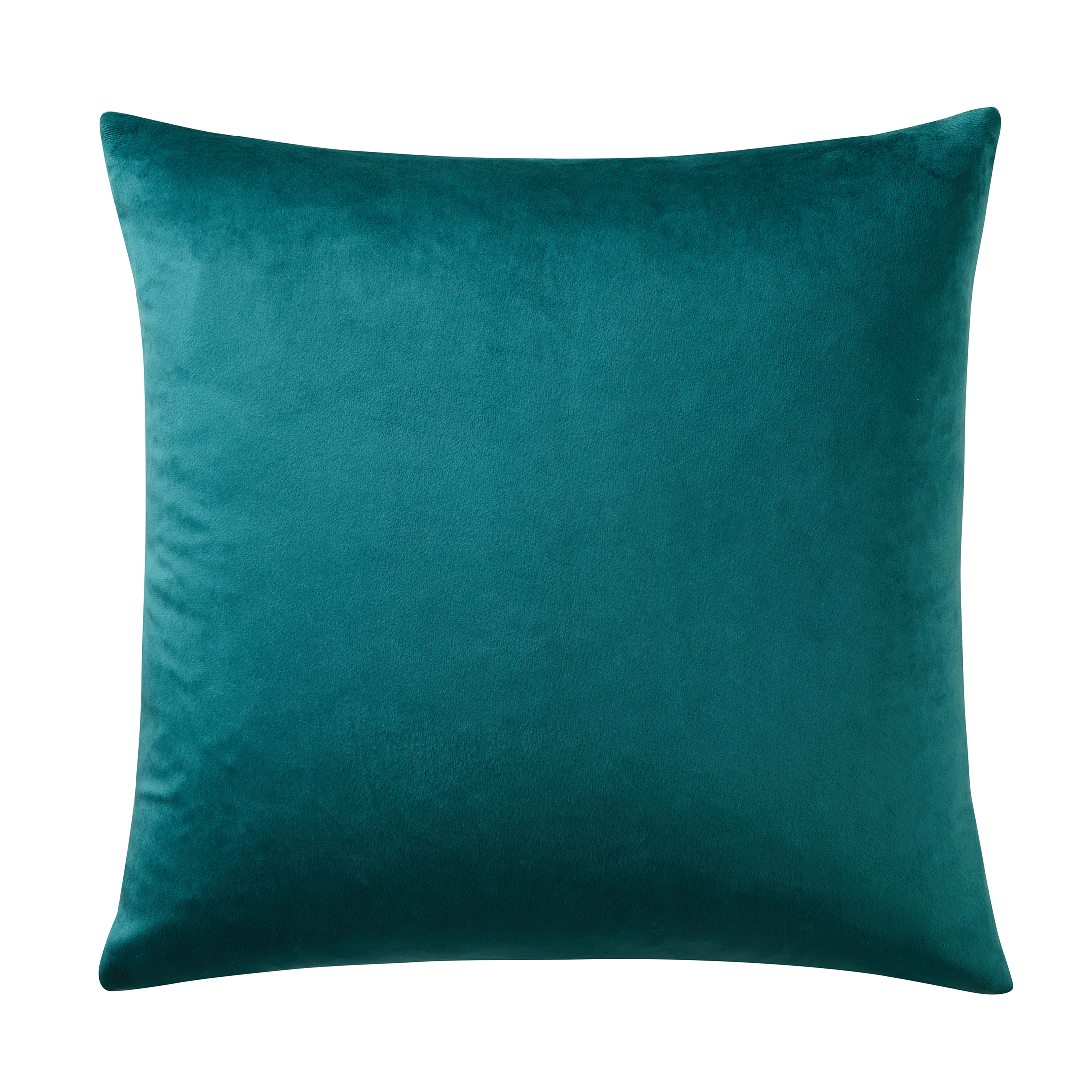 Beautiful 20" x 20" Blue Variegated Stripe Velvet Decorative Pillow by Drew Barrymore