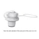 thumbnail image 2 of Tapa de válvula de boquilla de aire para colchón de barco inflable adaptador de bomba de cama de aire, 2 of 5