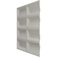 thumbnail image 4 of Ekena Millwork 19 5/8"W x 19 5/8"H Robin EnduraWall Decorative 3D Wall Panel, UltraCover Satin Blossom White (Covers 2.67 Sq. Ft.), 4 of 6