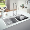 thumbnail image 5 of GROHE 31380DC0 Super Steel 6" Kitchen Faucet, 5 of 7