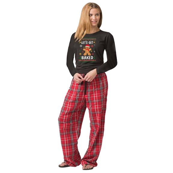 Awkward Styles Family Christmas Pajamas for Women Xmas Gingerbread Man Xmas Women Sleepwear Pajamas Set Ladies Pajama Sets