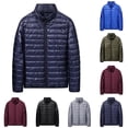 thumbnail image 3 of guisaled Winter Jackets for Men Lightweight Puffer Jacket Zip Up Padded Coat Packable Down Jacket Insulated Quilted Jacket, 3 of 4
