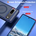 thumbnail image 3 of Funda magnética Casehas para Google Pixel 7, delgada, azul oscuro, 3 of 7