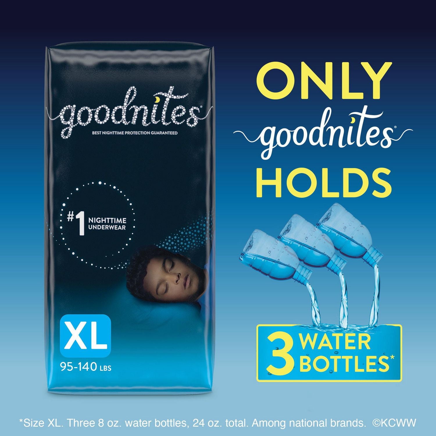goodnites男の子用 XL13枚入 Goodnites - Boy's Nighttime Bedwetting Underwear, Giga Pack