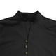 thumbnail image 4 of pstuiky mangas largas para hombre, Camisas de lino para hombre, informales, de manga larga, con botones y cuello alto Tops de hombre xl, 4 of 9