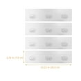 thumbnail image 4 of Ganchos adhesivos para estante de ducha, ganchos de repuesto, soporte para estante de baño, 4 Uds., 4 of 5