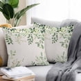 thumbnail image 3 of Outdoor Pillow Cover Ombre Green Eucalyptus Leaf Set of 2 Waterproof Throw Pillowcases Vintage Branch Plant Decorative Patio Furniture Pillows for Couch Garden Indoor & Outdoor Use, 3 of 9