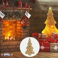 thumbnail image 6 of PMU Christmas Light-Up 6 Pcs Gingerbread Tree 28 Inch - Blow Mold Plastic Statue Illuminated with Cord and Light - Perfect Décor for Christmas Festivals, Events Home, Lawn, Yard, Garden, 6 of 7