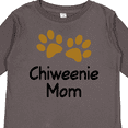 thumbnail image 4 of Inktastic Chiweenie Mom Paw Print Girls Long Sleeve Toddler T-Shirt, 4 of 5