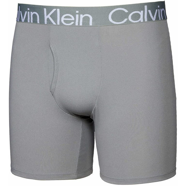 Calvin Klein Mens 3 Pack Micro Rib Boxer Brief (Black/Dark Grey/Light Grey,XL)  
