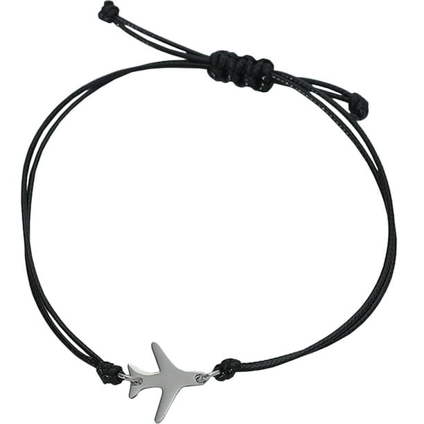 Pulsera de pulsera de avión pulsera de hilo pulsera pulsera de cordón para hombres adolescentes