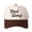 Brown, variant on Dad Gang Letter Embroidered Color Block Trucker Hat Unisex Adjustable Cotton Breathable Fashion Cap for Travel Daily Wear