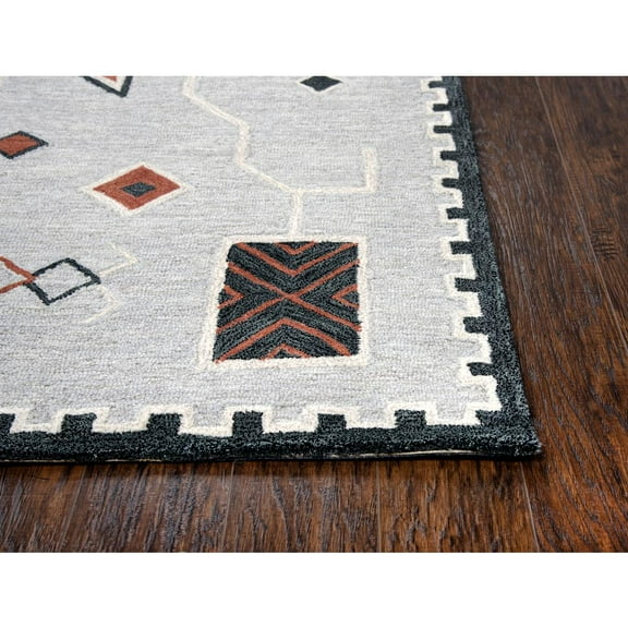 Alora Décor Durango Neutral 10' x 13' Hand-Tufted Rug- DR1005