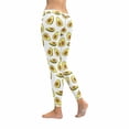 thumbnail image 2 of SUNENAT Fashion Avocado Healthy Food Women's Capri Leggings Stretchy Skinny Yoga Pants 4XL, 2 of 3