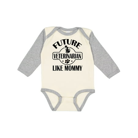 

Inktastic Veterinarian Like Mommy Gift Baby Boy or Baby Girl Long Sleeve Bodysuit