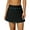 Black-Aqua, variant on Charmo Women Swim Skirt Bulit in Briefs High Waisted Tummy Control Swim Bottoms