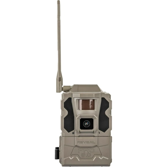 TACTACAM Reveal Pro 3.0 LTE Cellular Trail Camera AT&T and Verizon, 4K Photo Quality, No Glow Flash, No SD Card Required (RV-TC-XPRO3) for Hunting, Security, Surveillance
