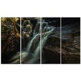 thumbnail image 2 of Cascade à Mouvement Lent en Été - Impression sur Toile Paysage, 2 of 3