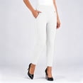 thumbnail image 5 of Besolor Plus Size Dress Pants Women Elastic High Waisted Straight Leg Pant Business Casual Work Trousers with Pockets, 5 of 6
