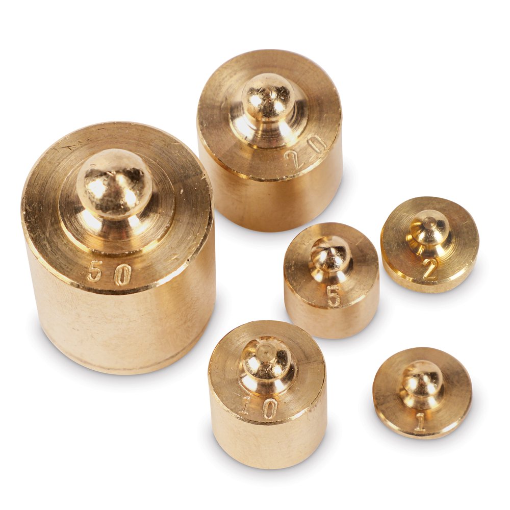 Learning Resources Brass Mass Set, Scientific Measurement, Ages 8