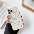 thumbnail image 6 of Compatible with iPhone 14 Pro Case for Girls Women, Floral Flower Pattern Design Silicone Case, Slim Shockproof TPU Protective Bumper Case Cover for iPhone 14 Pro 6.1 inch,Grey, 6 of 7