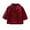 Wine, variant on lnmuld Kids Coats Elegant Double Wool Trench Coat for Toddler Kids and Baby Girls Boys with Notched Lapel Design Solid Color Size:4-5 Years