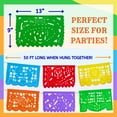 thumbnail image 6 of Dia de los Muertos (Day of the Dead) Plastic Banner Set, Halloween Decor, 4 pack, 50 feet, 6 of 12