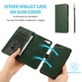 thumbnail image 2 of Dteck Case for Apple iPhone 7 Plus 5.5-inch,iPhone 8 Plus Detachable Case Card Slots Wallet Magnetic Leather 2 in 1 Design Shockproof Stand Cover Support Car Mount Case,Green, 2 of 7