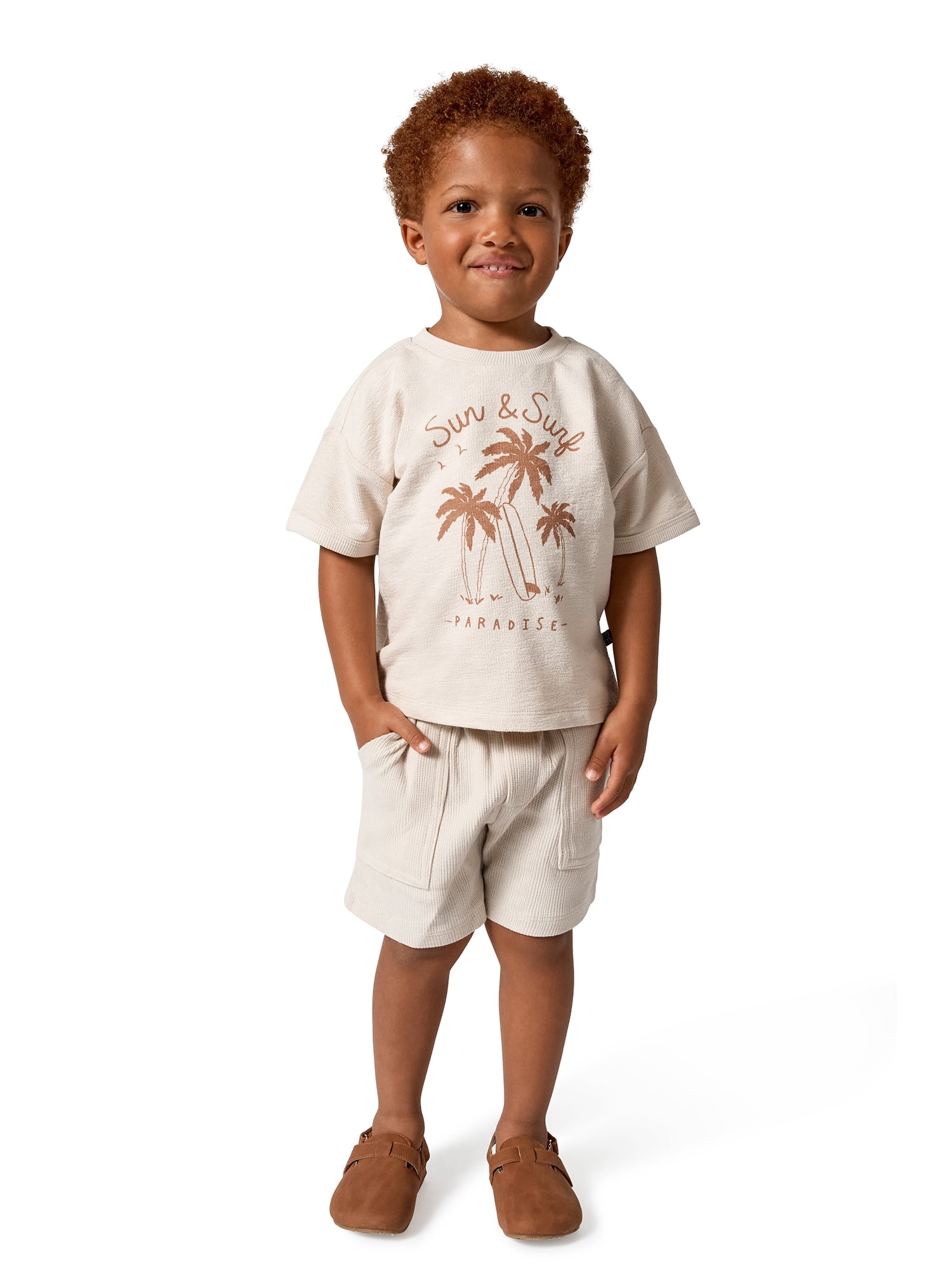 Modern Moments by Gerber Toddler Boy Shorts, 3-Pack, Sizes 12 Months - 5T