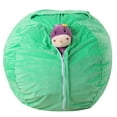 thumbnail image 3 of JingChun Clearance Stuffed Animal Storage Beanbag Cover Bean Bag Storage for Kids Girs Boys Room Toys Organizer Heavy-duty Zipper Bean Bag, 3 of 4