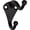 Multi, variant on V160 Coat & Hat Hook - Brass