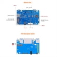 thumbnail image 2 of Placa de Desarrollo RV2 con CPU RISC-V de 8 Núcleos y 2 Puertos de Alta Potencia, WiFi, BT5.0, BLE, M2, PCIE, SSD, Compatible con Operativo , 2 GB., 2 of 5