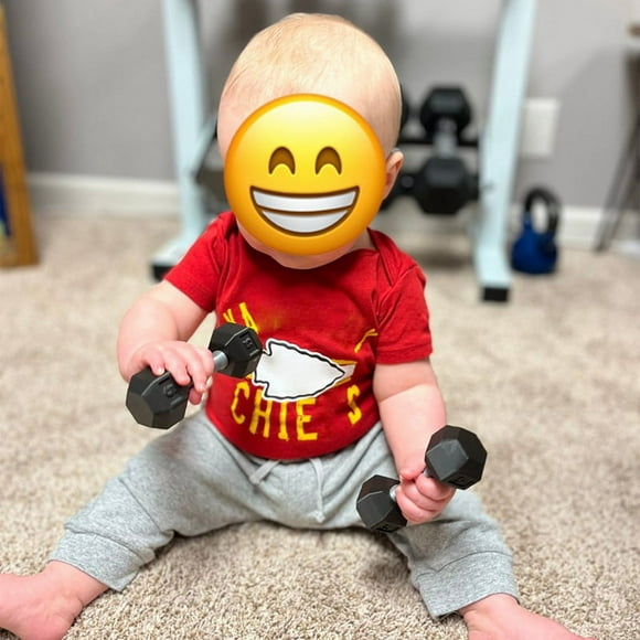Modern Kids Weight Set Toy Dumbbells, Baby Dumbbell Workout Weights, Fun Fitness aXL16495