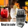 Shaved Ice Maker, HandCrank Ice Shaver And Snow Cone Machine, Portable