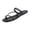 Black, variant on Summer Sandals for Women 2026 - Memory Foam Insole Beach Flip Flops Non Lightweight Double Strap Womens Sandals