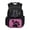 Black-Cat Paw Moon Stars, variant on Kuiaobaty Cat Galaxy Print Backpack for Teen Girls 17 Inch School Backpack with Side Pockets Large Capacity Bookbag Laptop Bag for School, Purple