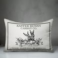 thumbnail image 3 of Creative Products Easter Bunny Carrot Farm Pillow 14 x 20 Spun Poly Pillow, 3 of 3